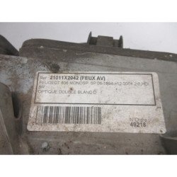 Optique Avant Principal Droit (feux)(phare) Peugeot 806 Phase 1